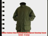 Hunter Outdoor Men's Waterproof Windproof Shooting Tweed Jacket - X-Large