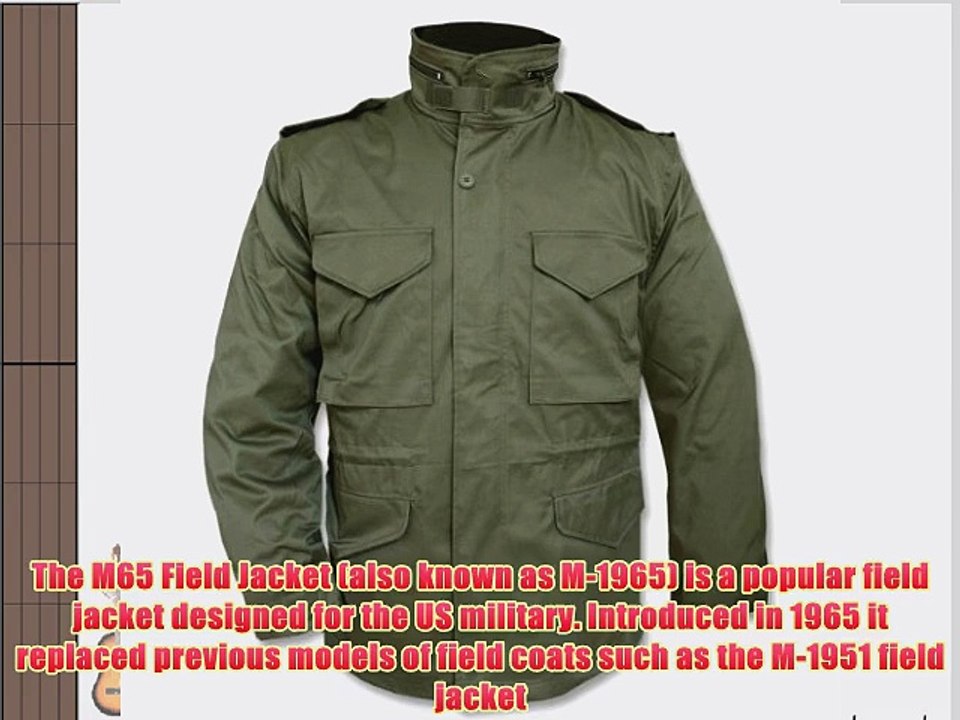 MIL-TEC M65 Field Jacket Military NYCO Coat with Liner Surplus OLIVE SIZE S  - video Dailymotion