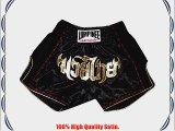 Lumpinee Retro Muay Thai Boxing Shorts LUMRTO-003-Black size XL