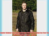 Hunter Outdoor 3in1 Poacher Deluxe Mens Wax Jacket Inc Free Tin of Wax Proofing - Large - Brown