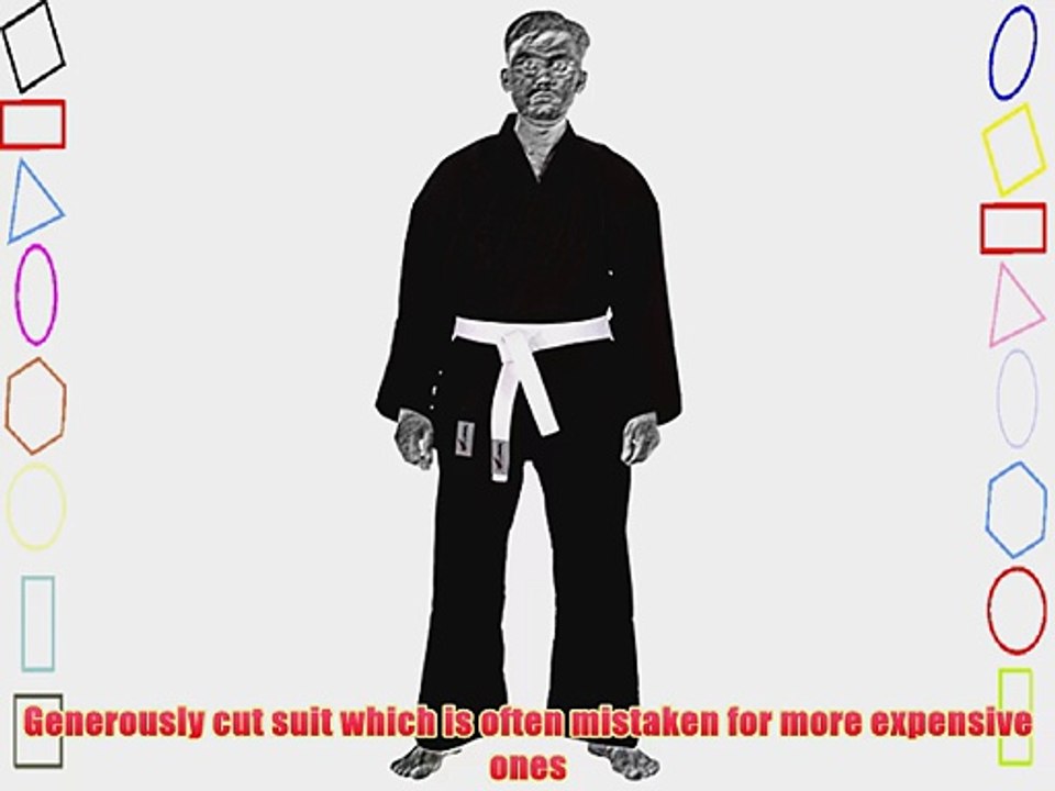 Karate Suit / GI suits Martial art training equipment Cotton Belt Black 200cm