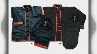 MAR Kung Fu - Wu Shu Suit Black (100% Polyester) 7/200B (NCAT-46)