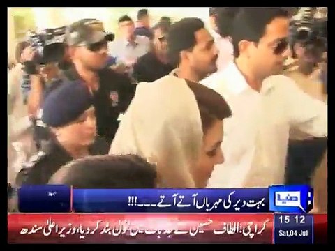 (Late Arrival) Reham Khan visited Jinnah Hospital Karachi