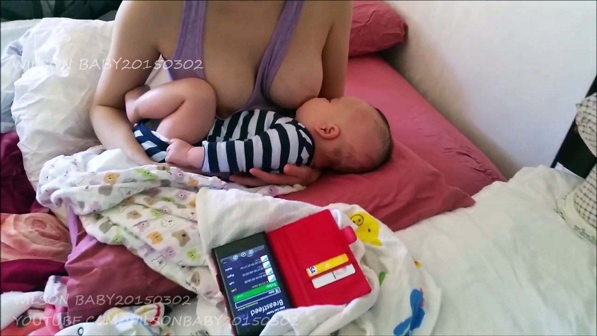 Breastfeeding Mom Breastfeed Wilson Baby S Lunch Day99 母乳 모유 수유 Video Dailymotion