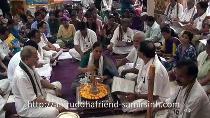 Aniruddha Bapu - Shree Rudrabhishek seva at Shree Aniruddha Gurukeshetram - 23 June 2014