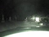 Driving through a Haunted Graveyard on a Foggy Night