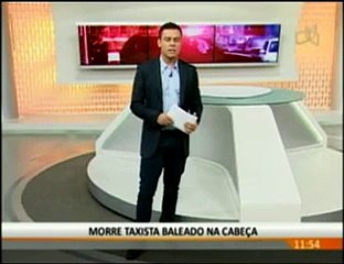 Morre taxista baleado