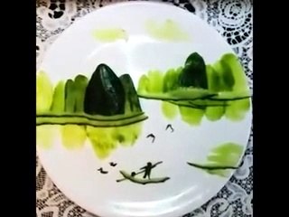 Hıyarla Yapılan Doğa Manzarası ,Hayret verici