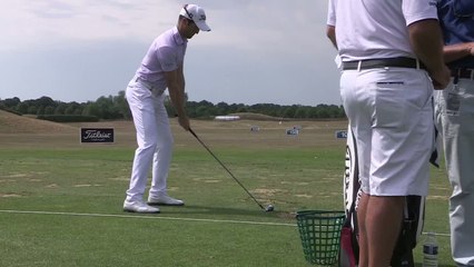 Golf - ODF : Bourdy au practice avant d'entrer dans l'arène