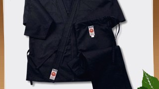 MAR Karate Uniform Black (100% Cotton) 6/190 (NCAT-16)