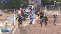 REPLAY MANCHES AUX 1/16ème CHAMPIONNATS DE FRANCE BMX 2015 MASSY 4 JUILLET 2015