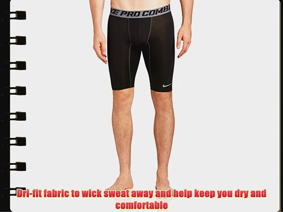 NIKE Men's Core Compression Shorts 9 Inch black/cool grey Size:M