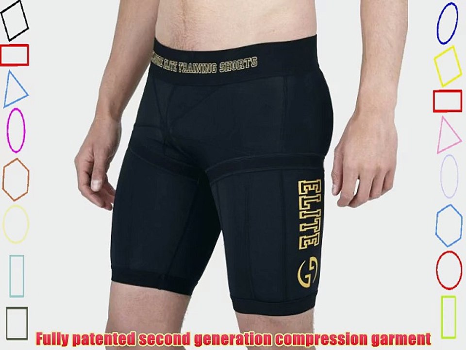 Gilmore Elite Men's Black Compression Shorts