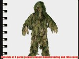 Ghillie Suit 3-D Camo 4 PCS. Hunting Paintball Shooting Airsoft Woodland