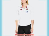 Canterbury Women's England Home Classic Long Sleeve Rugby Jersey - Bright White Size 18