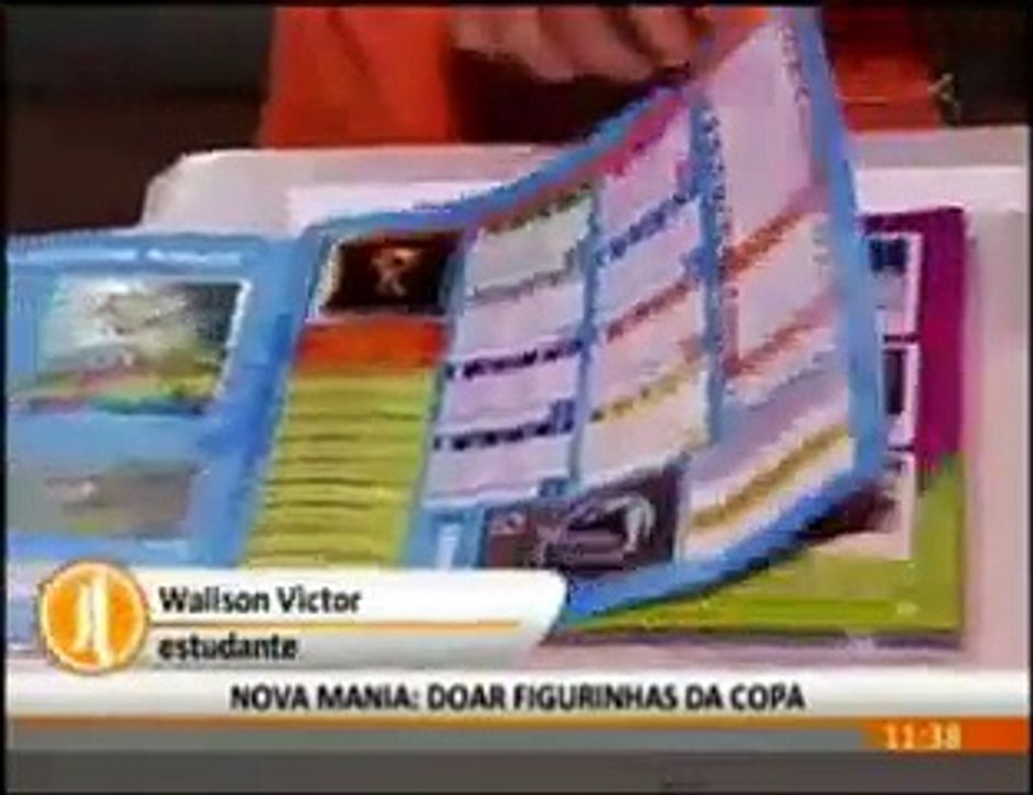 Doação de figurinhas