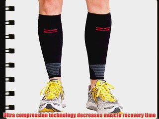 Zensah Ultra Compression Leg Sleeves - Black Medium