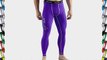 Sub Sports Men's Dual Compression Baselayer Leggings/Tights - Purple X-Large