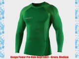 Kooga Power Pro Kids Boys Shirt - Green Medium