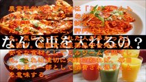 【嫌韓】 驚愕の新発売！『虫入りピザ、虫入りパスタ、虫入りおかゆ、虫入りジュース』が好評な韓国