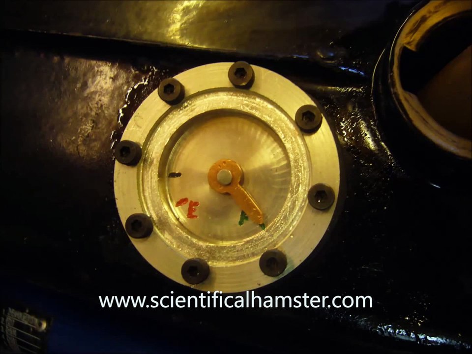 Homemade fuel gauge