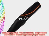 Sub Sports RX Men's Graduated Compression Baselayer Arm Sleeves - Small Black/Orange