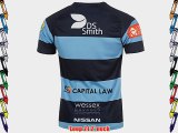 Canterbury Mens Cardiff Blues Home Shirt 2014 2015 Navy L