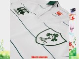 Canterbury Mens Rugby Ireland Away Pro Short Sleeve Top Shirt 2014 2015 Bright White M