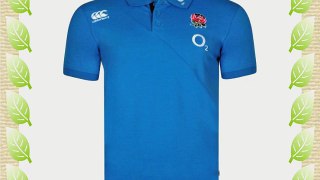 England 2013/14 Rugby Training Polo Shirt Vivid Blue - size M