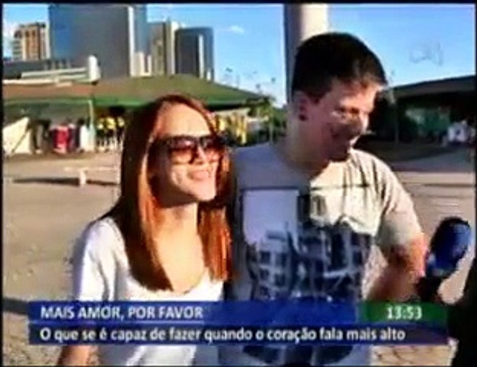 O amor está no ar