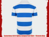 Canterbury SS14 Uglies Striped Polo Shirt - Victoria Blue