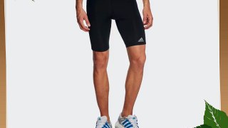 Adidas Men's Response Tight Shorts - Black/White Medium