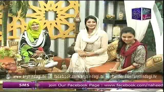 Naheed Ansari show 4th July 2015