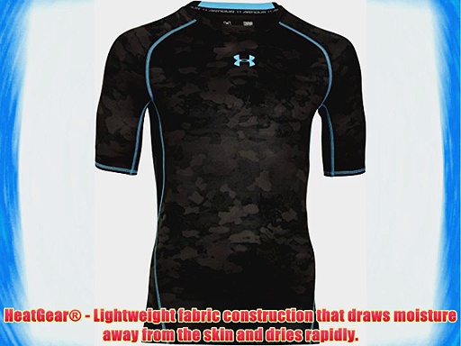 Under Armour HeatGear Printed Compression Short Sleeve T-Shirt – SS15 – Small