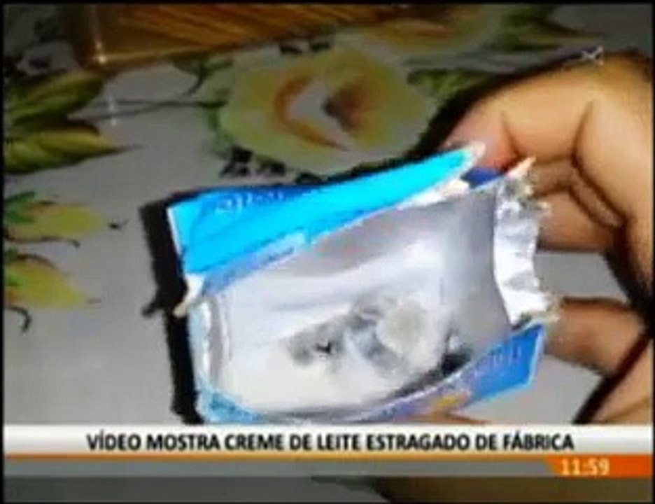 Creme de leite estragado
