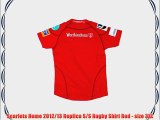 Scarlets Home 2012/13 Replica S/S Rugby Shirt Red - size 3XL