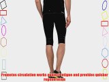 Ultrasport Men's Rainbow Compression Capri Pants - Black 2X-Large