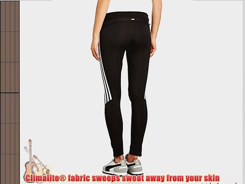 Adidas Women's Response Long Tights - Black/White Size 36