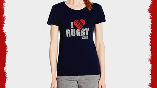Canterbury Women's World Cup I Love Rugby T-Shirt - Navy Size 14