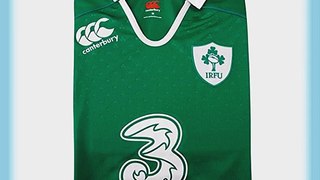 Canterbury Mens Ireland Home Pro Shirt 2014 2015 Short Sleeves Rugby Top New Green XL