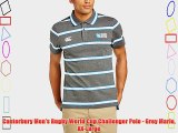 Canterbury Men's Rugby World Cup Challenger Polo - Grey Marle XX-Large
