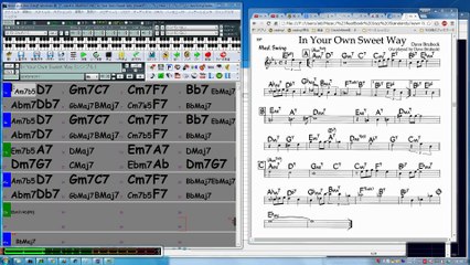 コード進行アナライズ [In Your Own Sweet Way]