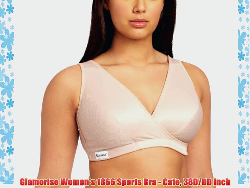 Glamorise Women's 1866 Sports Bra - Cafe 38D/DD Inch