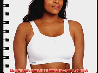 Glamorise Women's 1166 Sports Bra - White 44D Inch