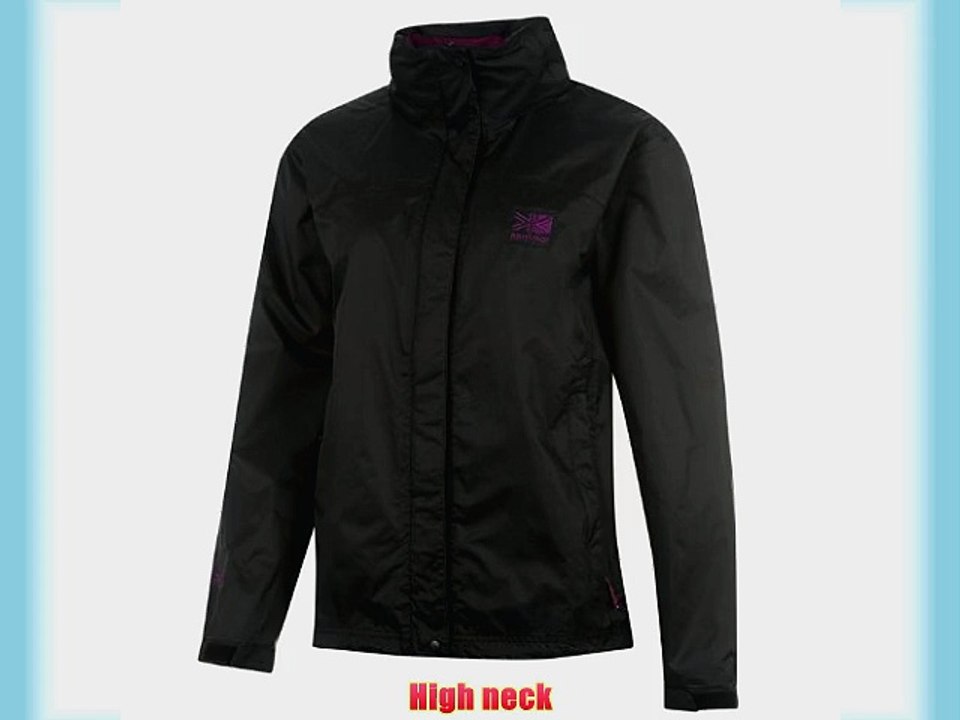 Karrimor Womens Sierra Jacket Ladies Black/R Purple 22 (XXXXL)