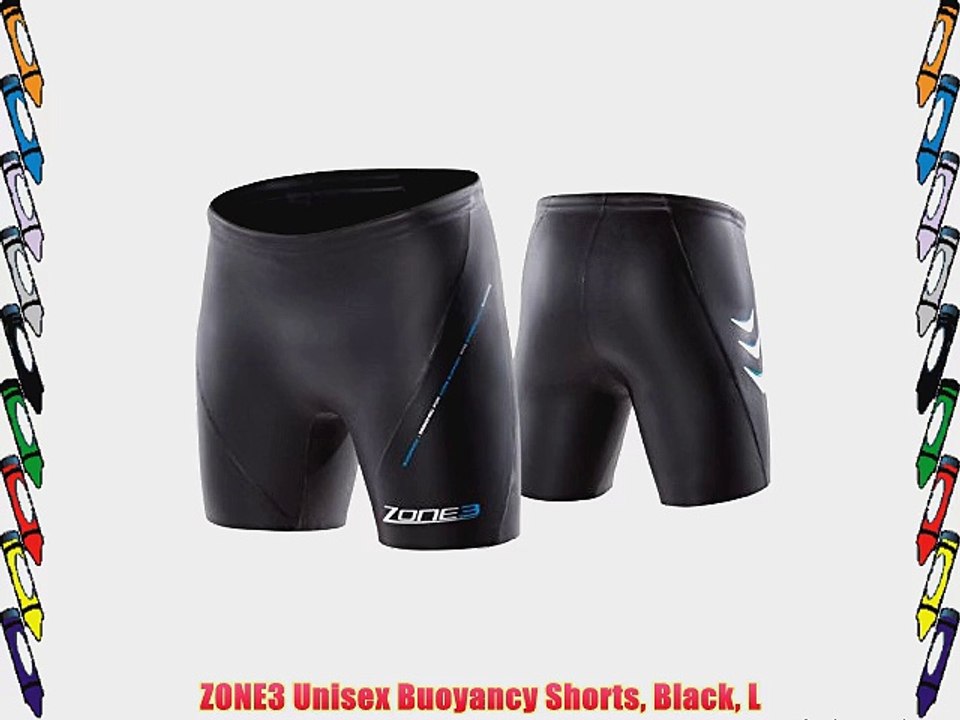 ZONE3 Unisex Buoyancy Shorts Black L