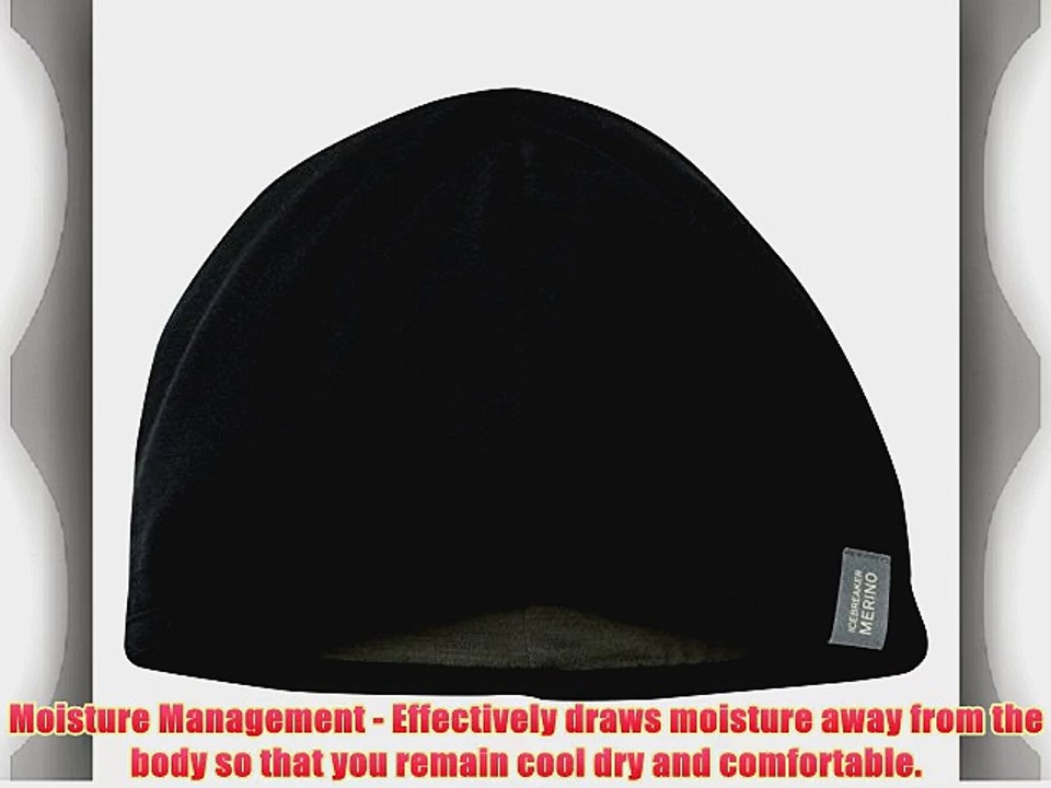 Icebreaker Unisex Pocket Beanie 200-Black Cargo