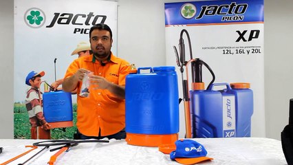 Cómo armar una  mochila-fumigadora JACTO ORIGINAL