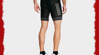 Adidas Men's Supernova Tight Shorts - Black/Solid Grey Large