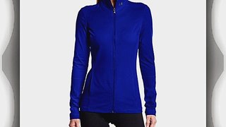 Under Armour UA Perfect Ribbed Jacket Women's Top blue Siberian Iris/Metallic Pewter Size:XL